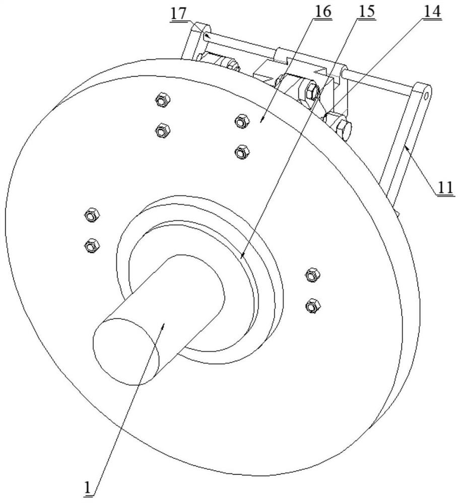 An integrated linkage device for slotting and cutting rods and pipes based on the same hydraulic compensation