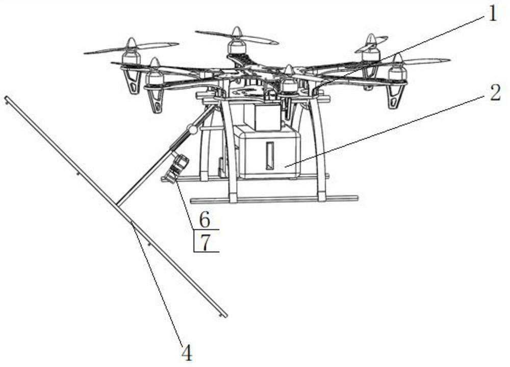 All-terrain photovoltaic cleaning system based on large-load unmanned aerial vehicle