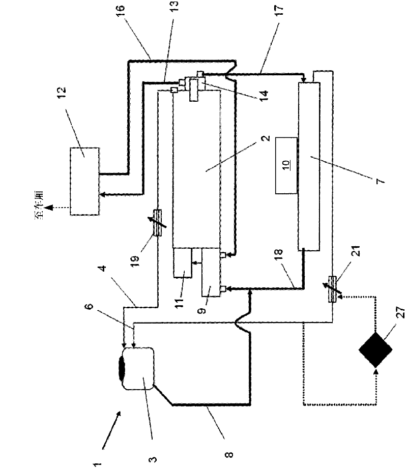 Cooling arrangement for internal combustion engines