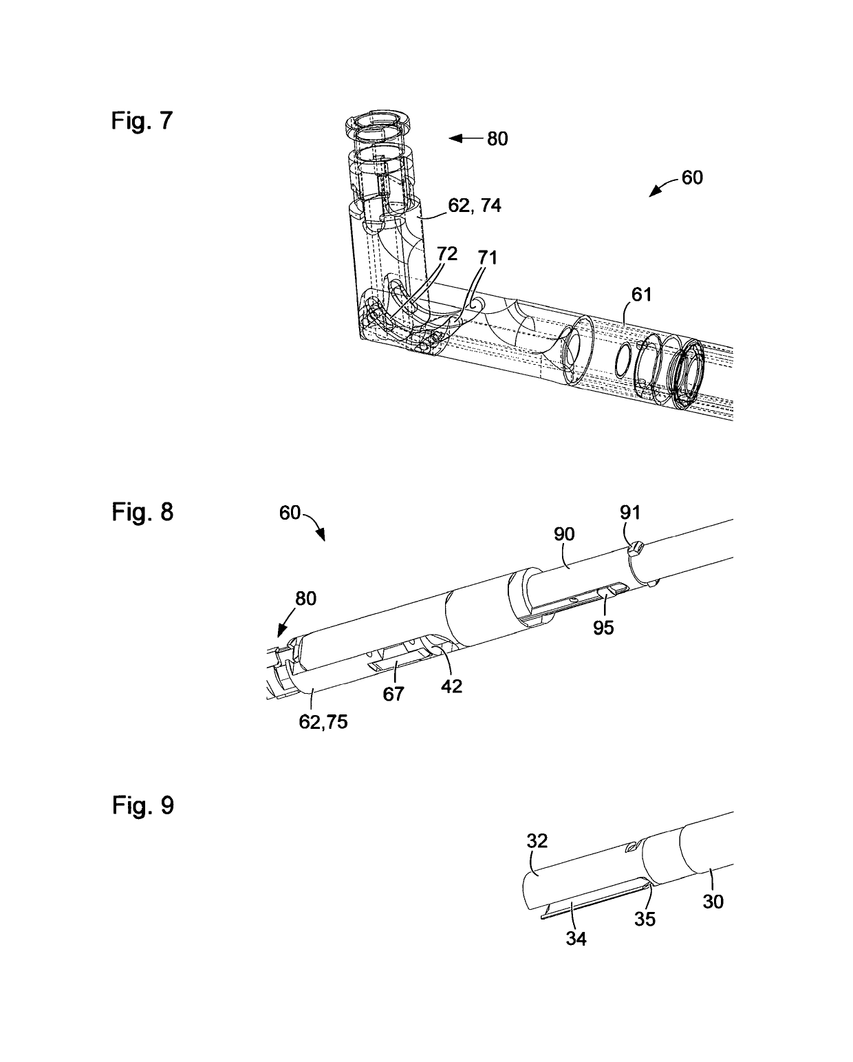 Medical instruments with bendable shaft