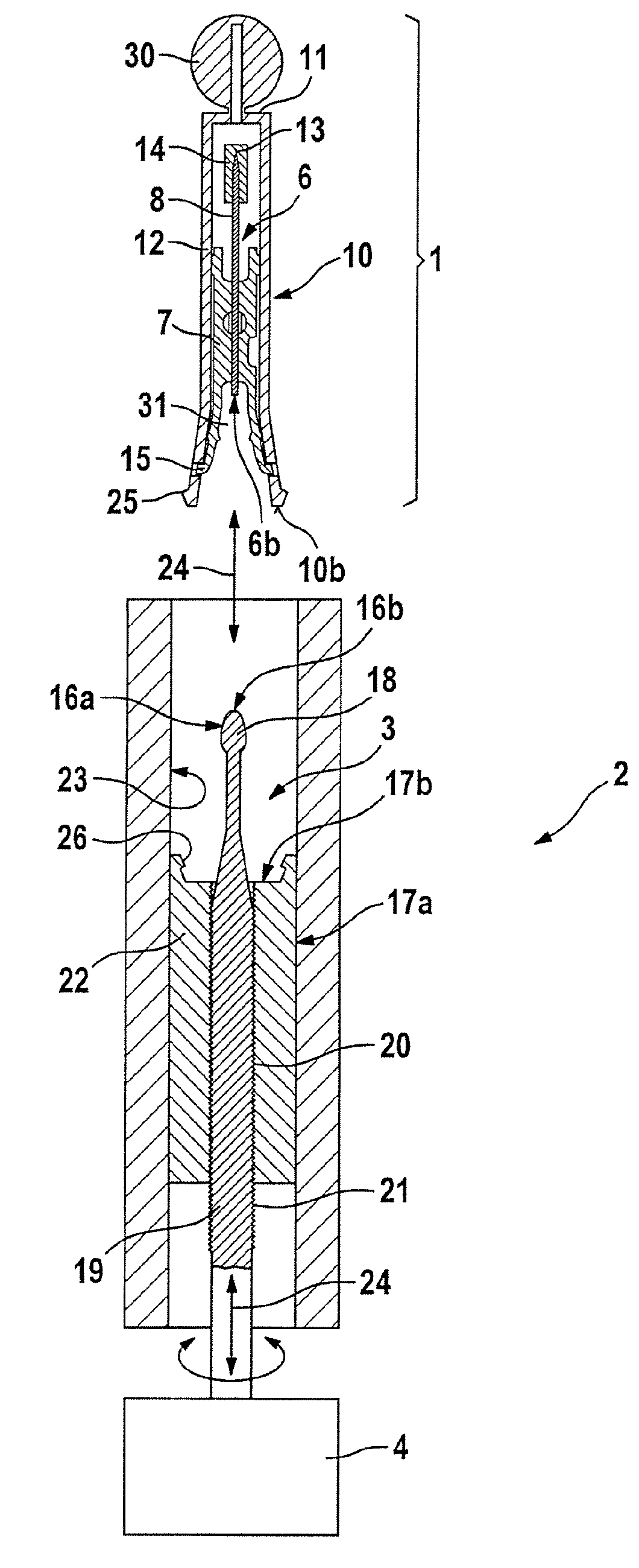 Puncturing system for withdrawing a body fluid