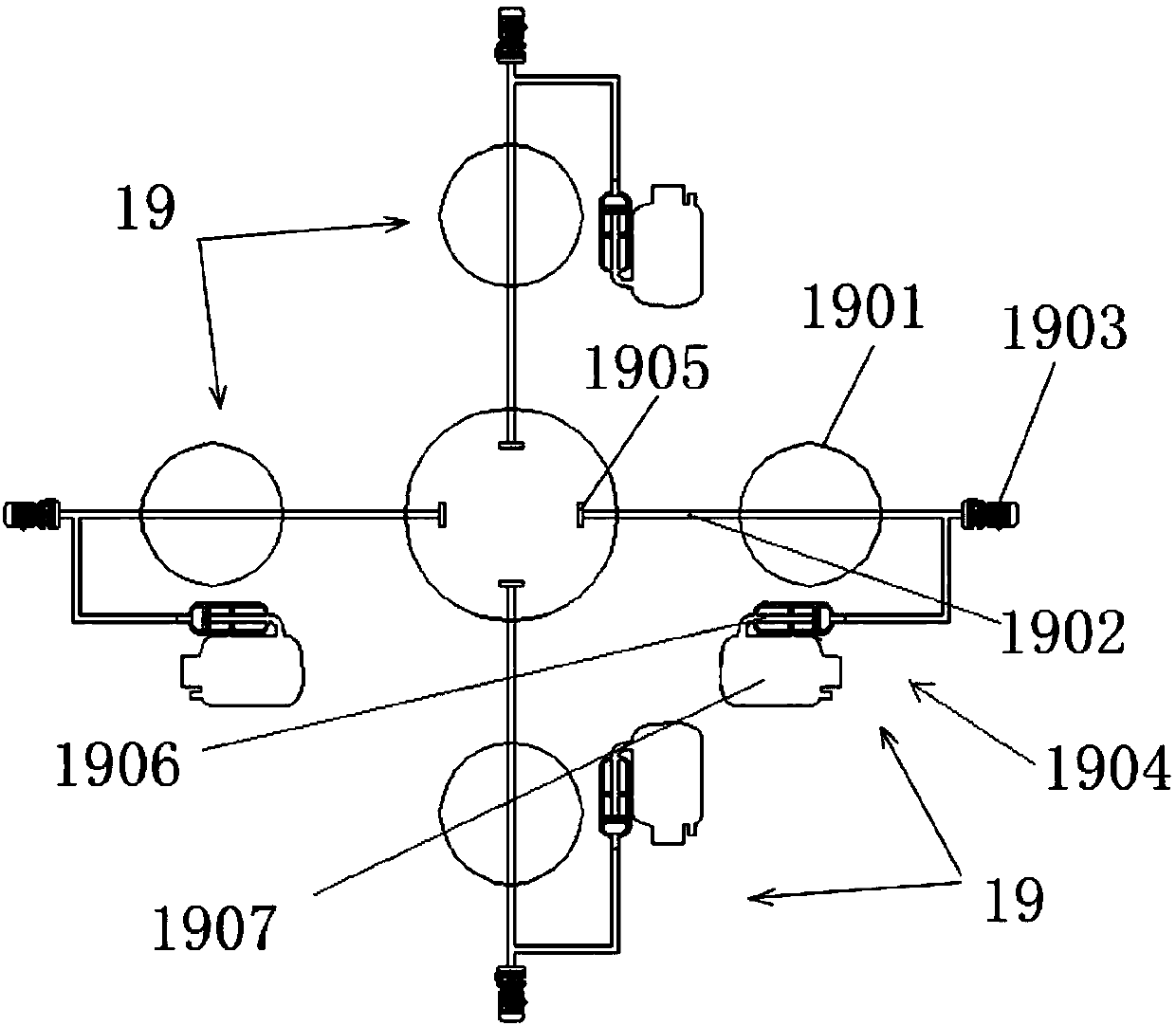 Fertilizer preparation device, sprinkler machine containing fertilizer preparation device and fertilizing method