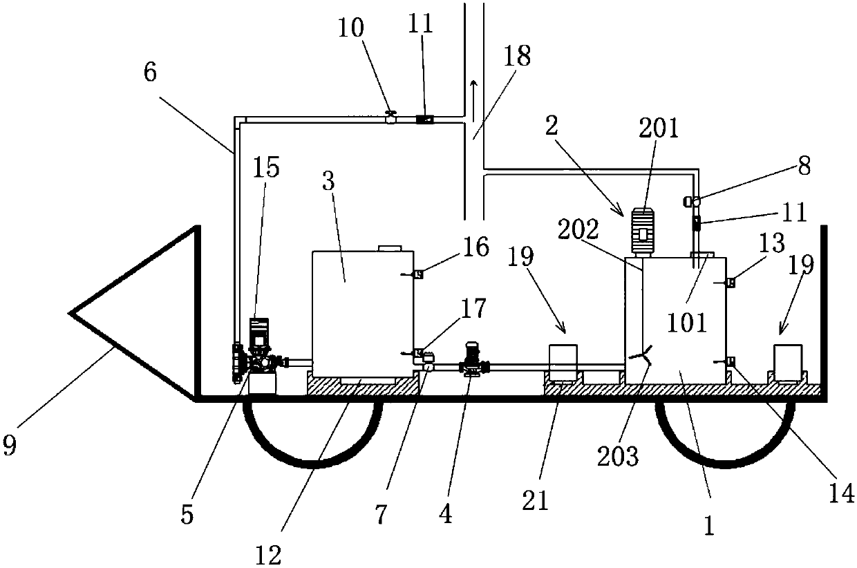 Fertilizer preparation device, sprinkler machine containing fertilizer preparation device and fertilizing method