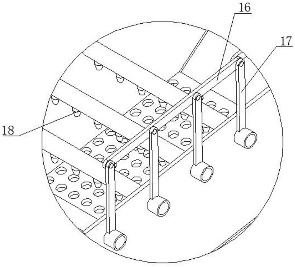 A kind of potato cleaning device