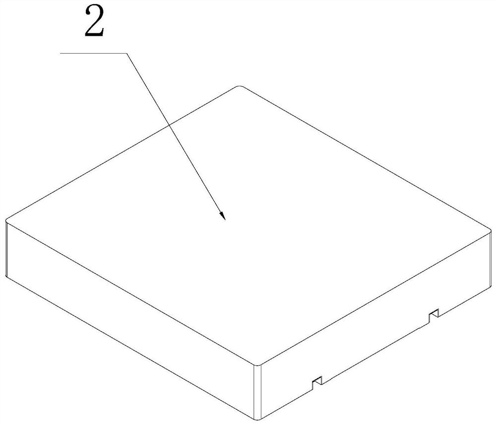 Box-type battery replacing station of electric commercial vehicle