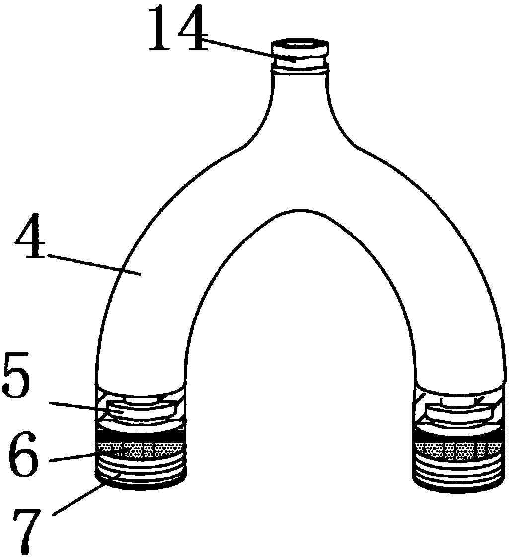 Controllable expansive soil extrusion device for geotechnical engineering