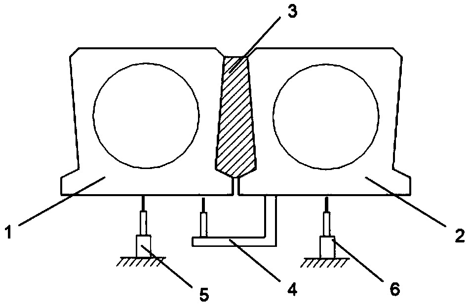 Fabricated type bridge hinge joint damage classification and grading evaluation method and system