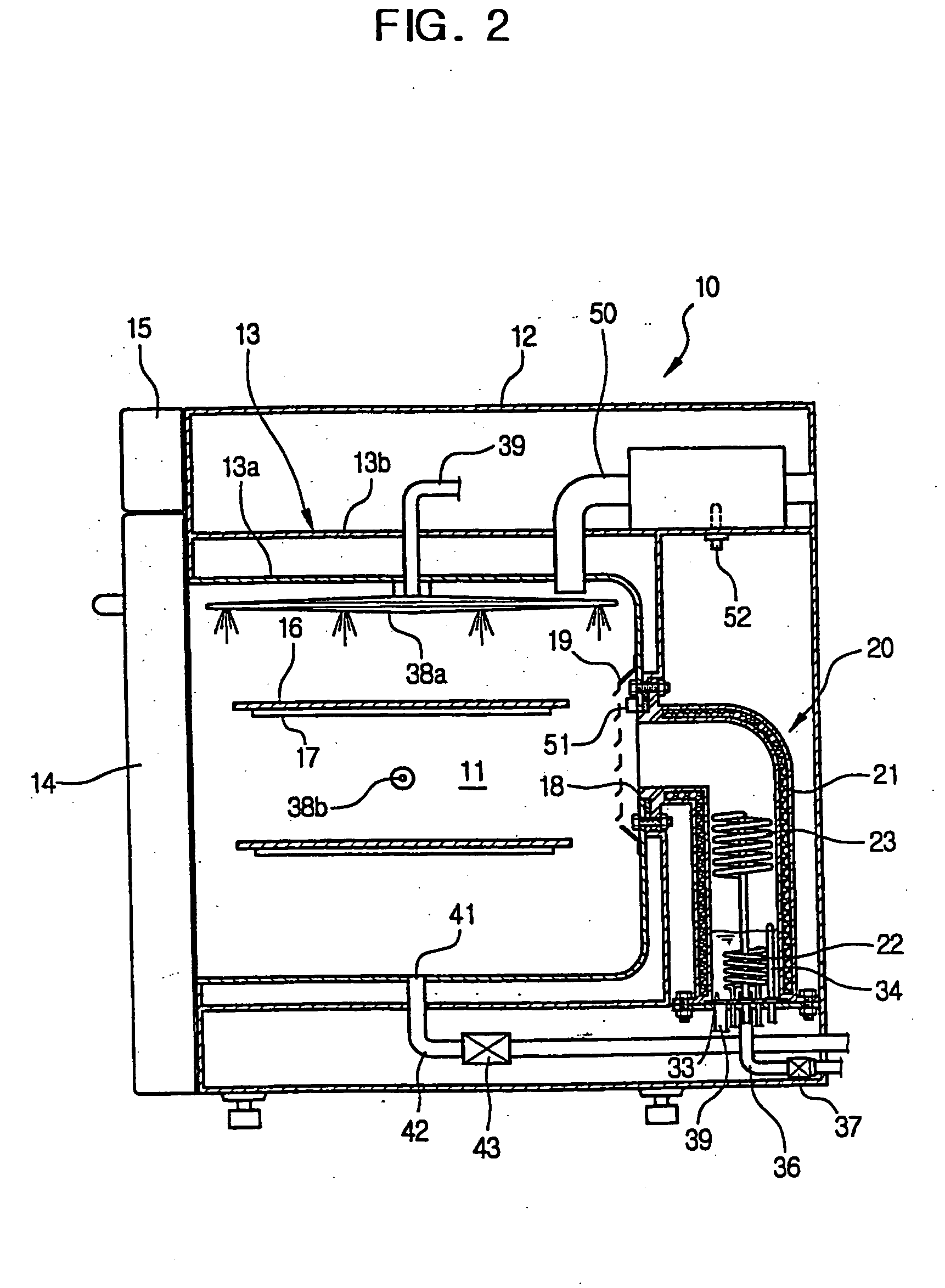 Overheated steam oven and method of controlling the same
