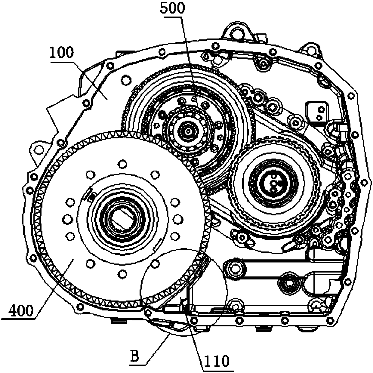 Transmission and automobile