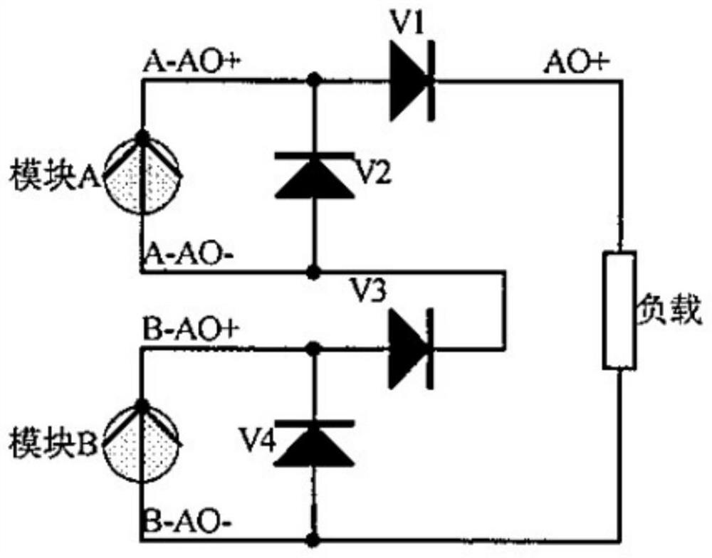 4-20mA current redundancy output conversion circuit