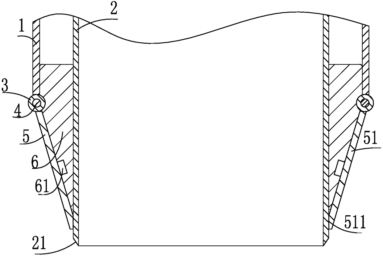 Cast-in-place large pipe pile perforator outer valve and application method thereof