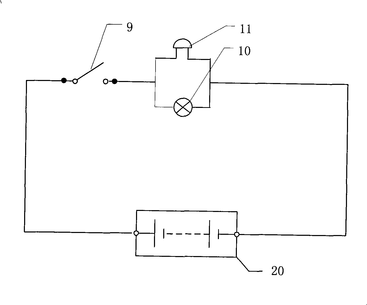 Alarm device of oil filter