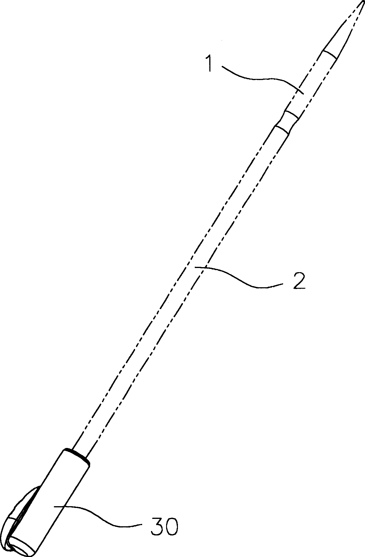 Injection moulding method for stylus