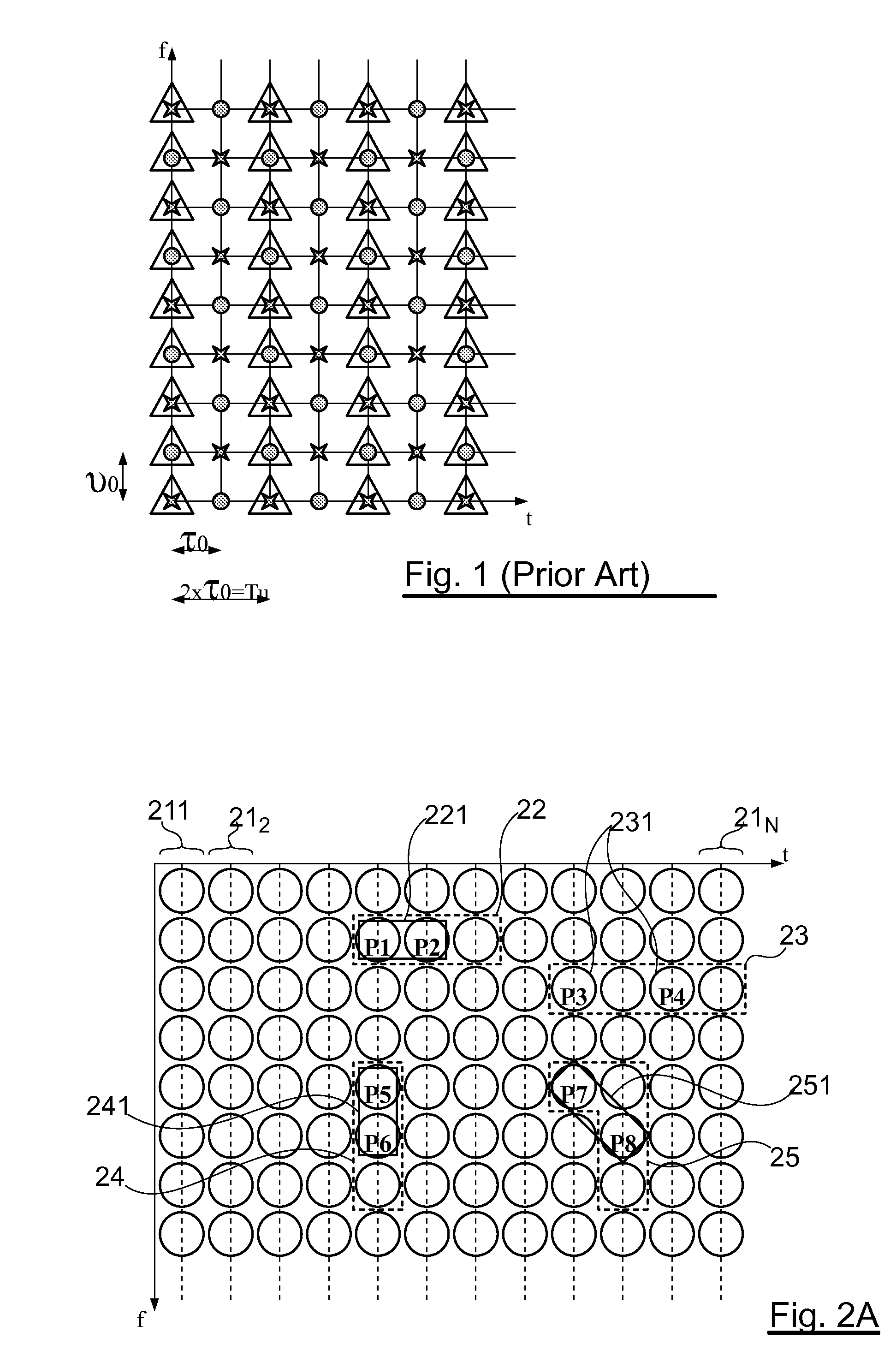 Methods for transmitting and receiving a multicarrier signal, carrying out a channel estimation, and corresponding devices and computer program products
