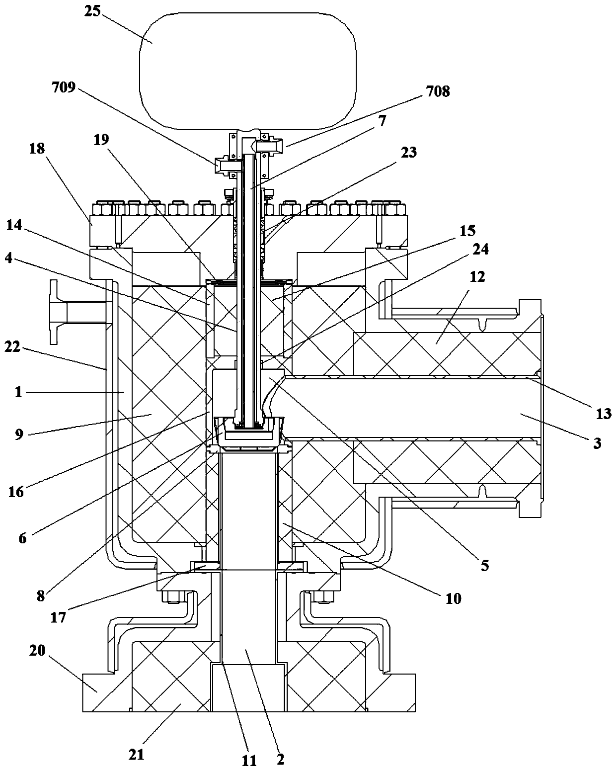 High temperature shut-off valve