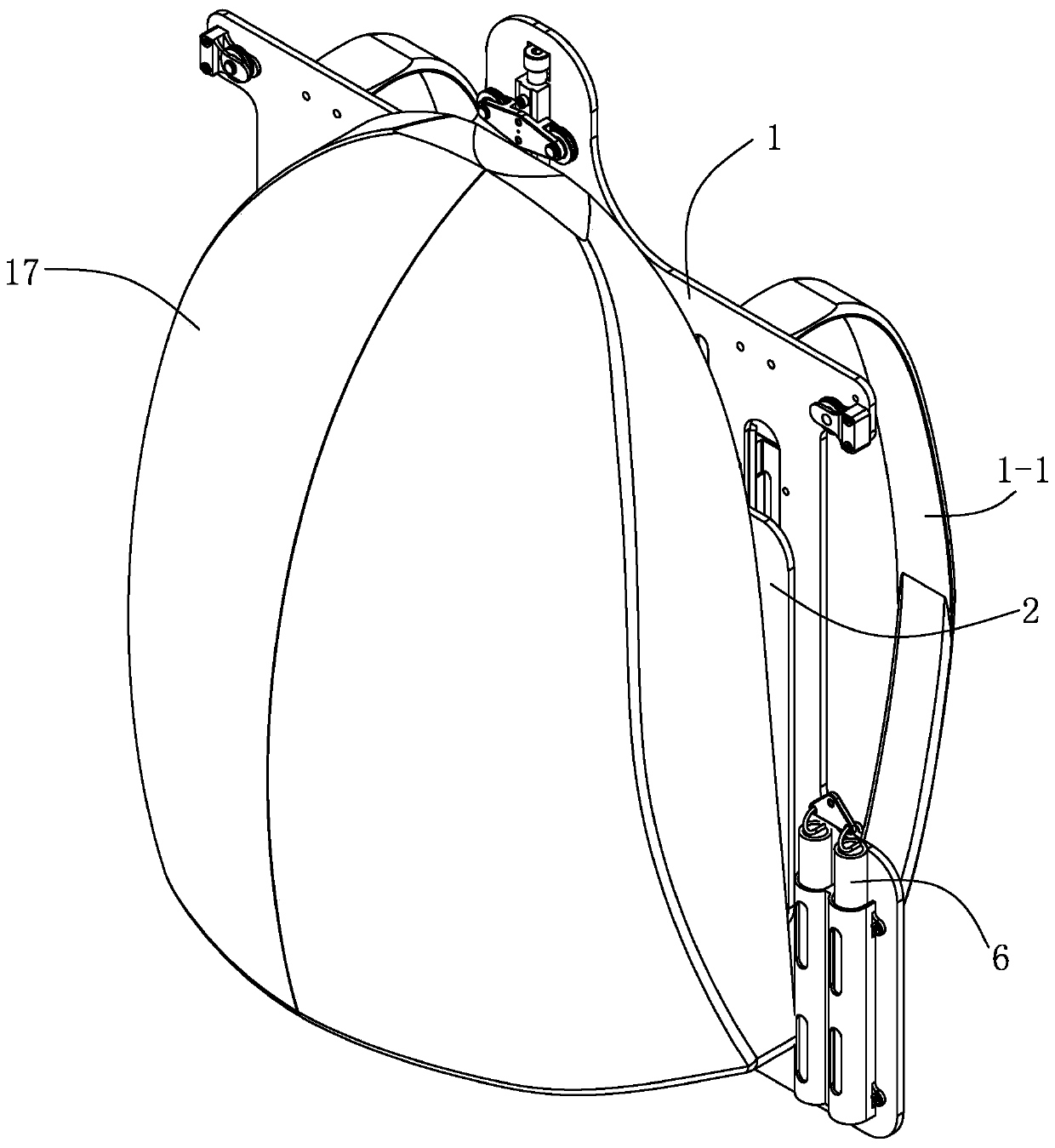 Load-adjustable suspension backpack device