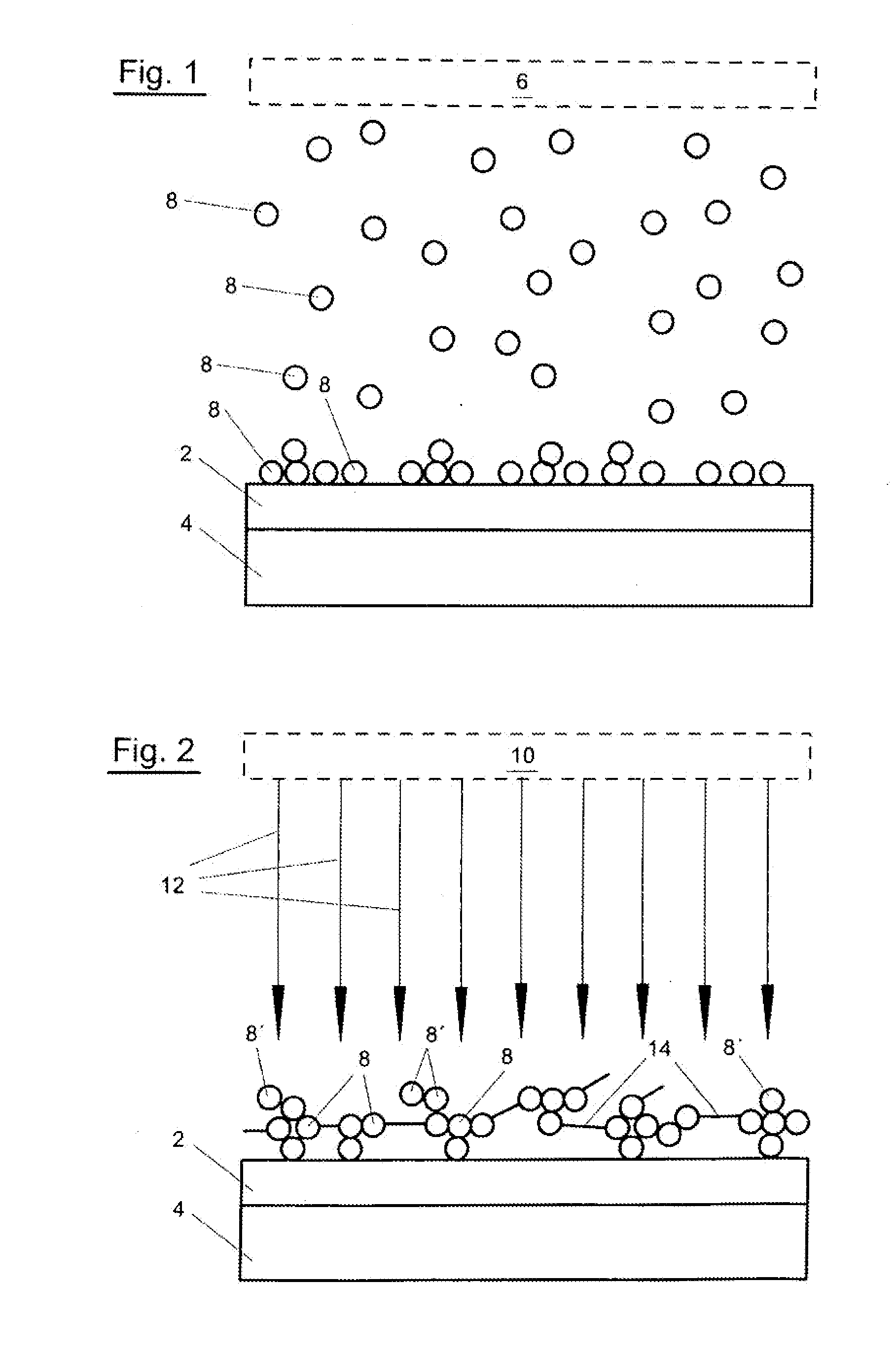 Electronic Device Having an Electrode With Enhanced Injection Properties