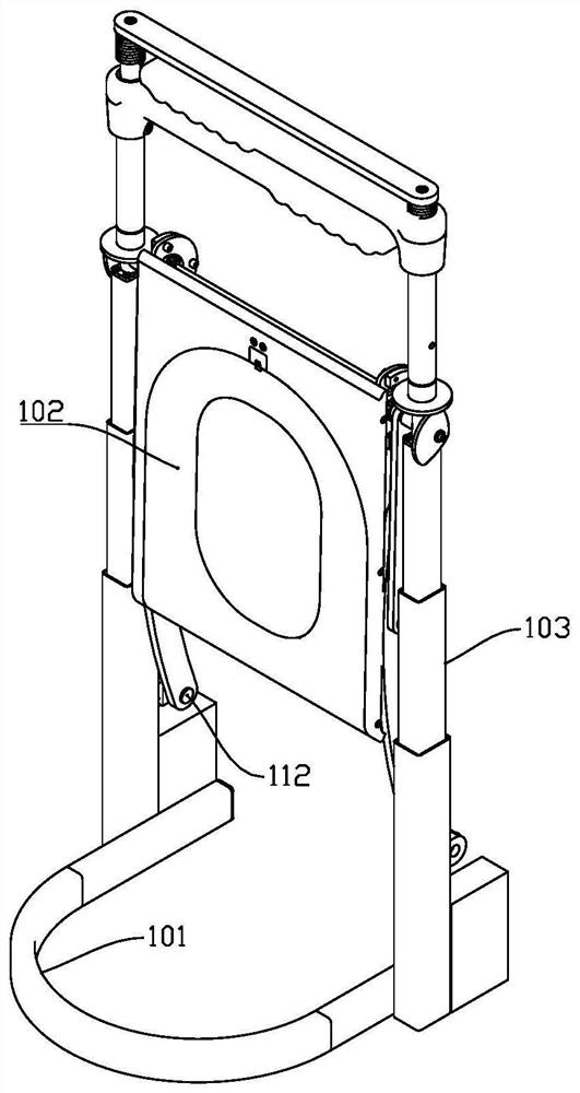 Auxiliary assisting device for toilet use