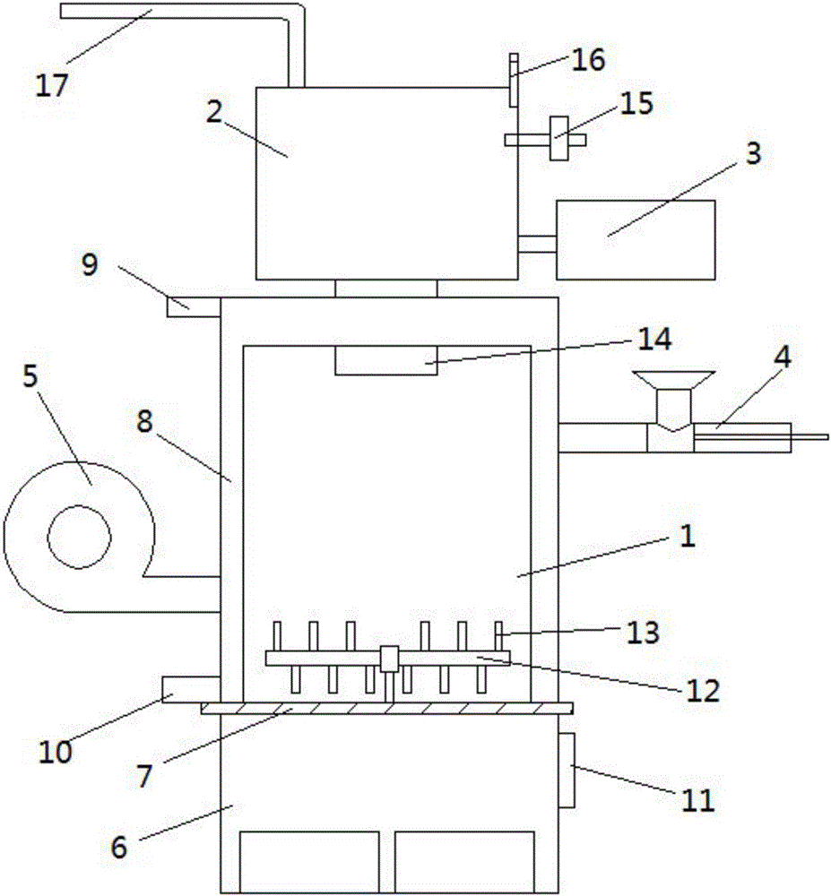 Efficient treatment device for medical waste