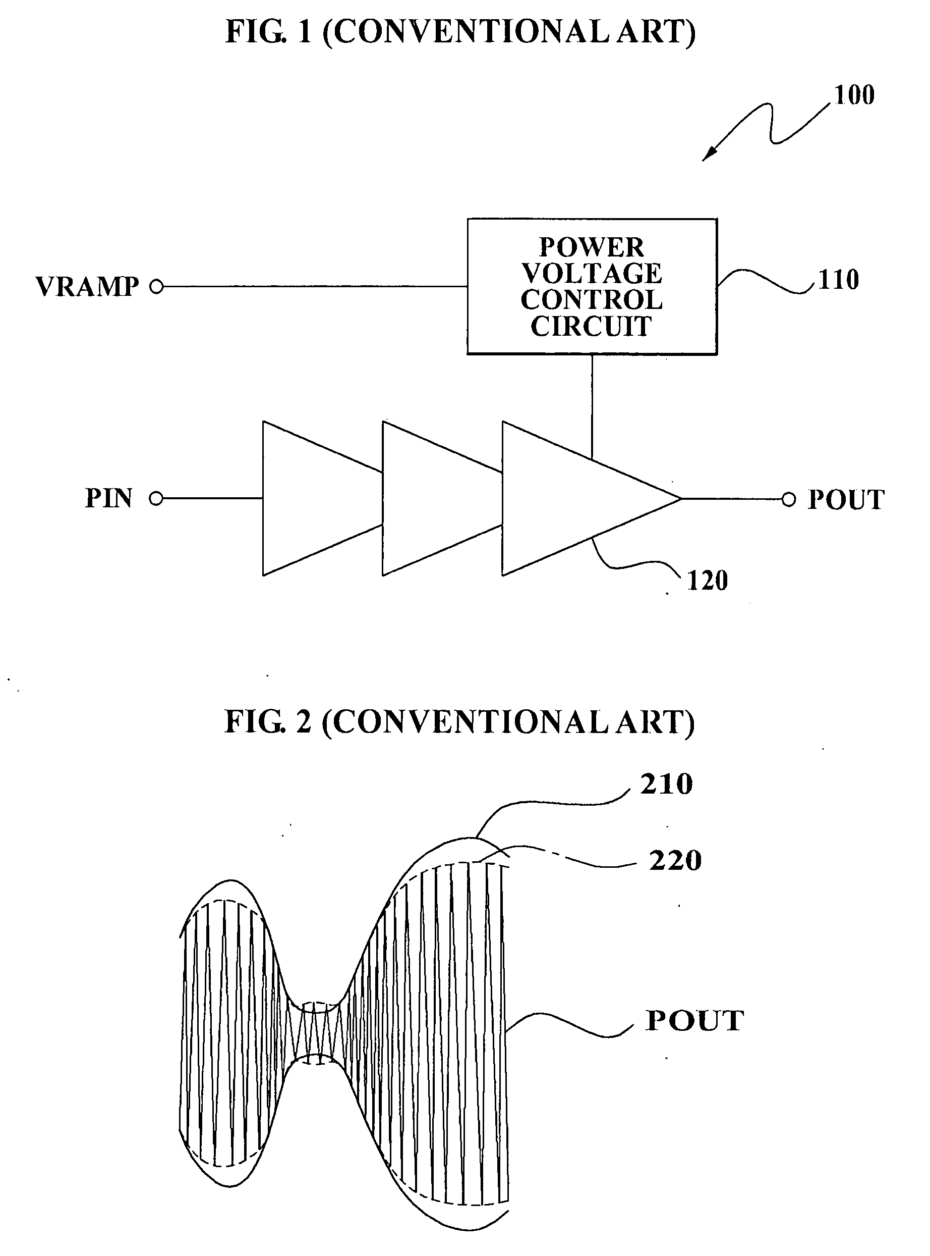 Power amplifier circuit and method for envelope modulation of high frequency signal