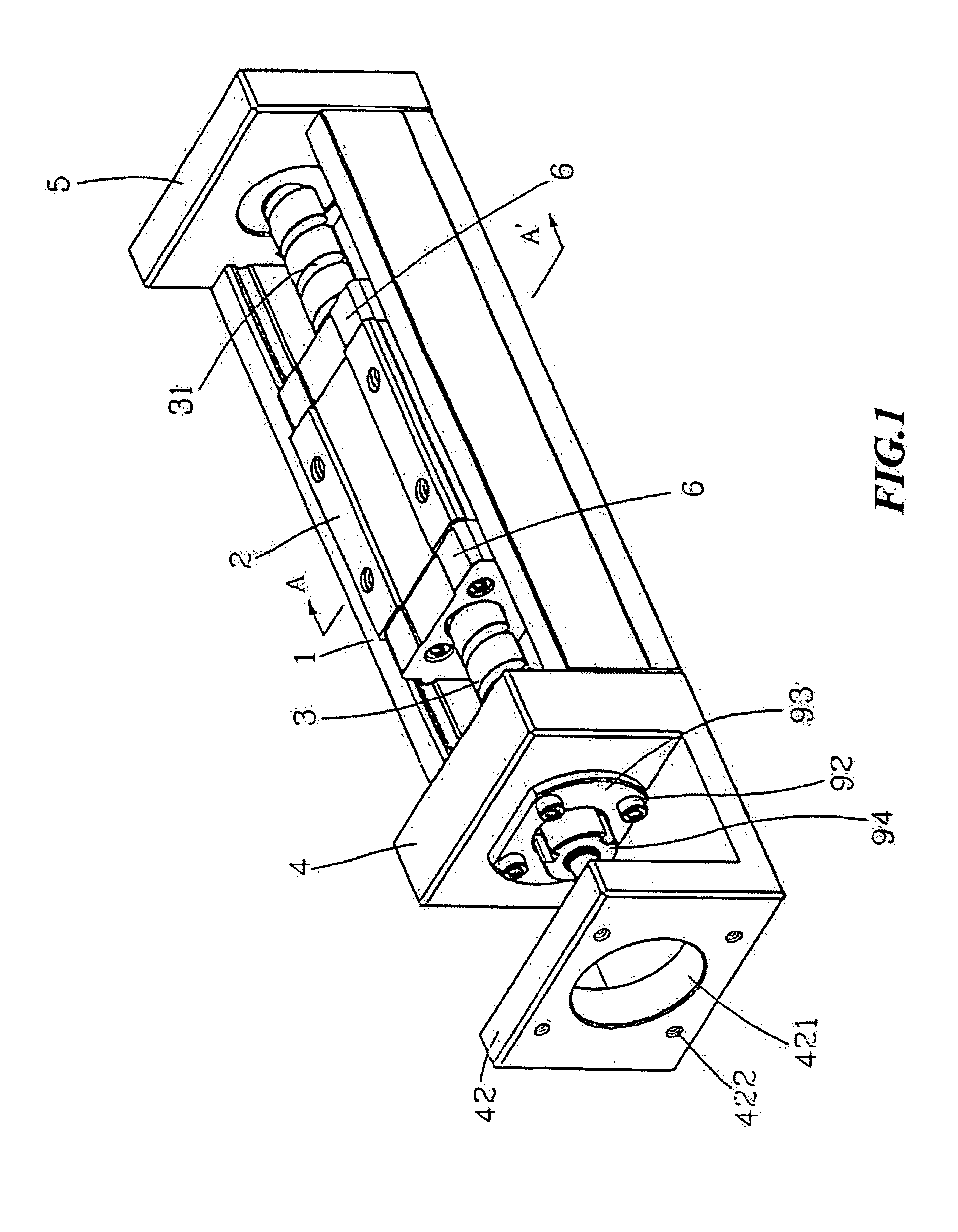 Guide actuator with high radial direction load capacity