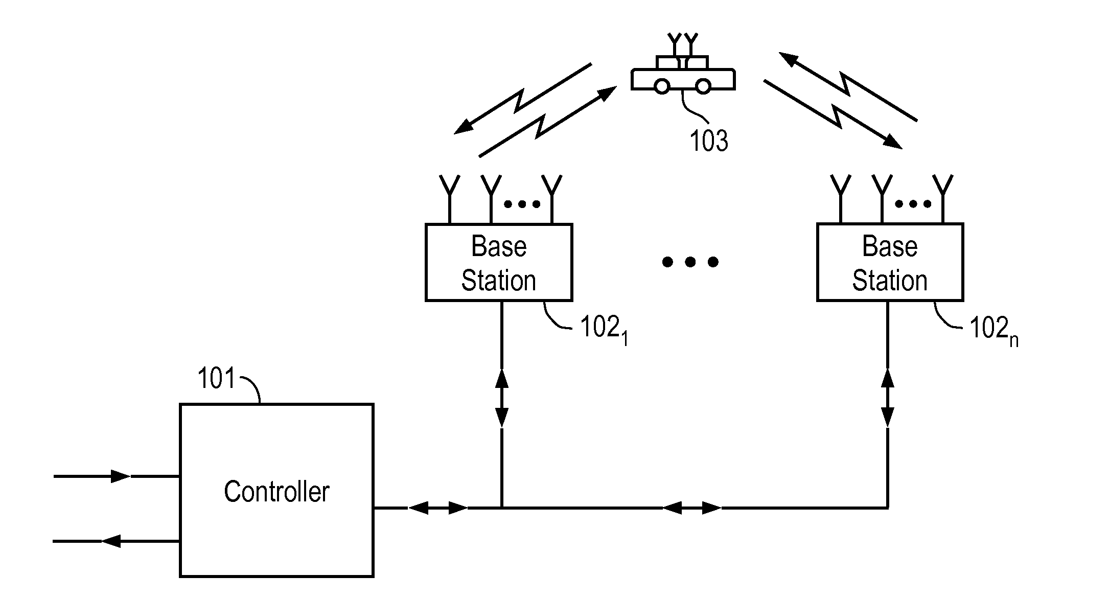 Method and apparatus for wideband transmission based on multi-user MIMO and two-way training