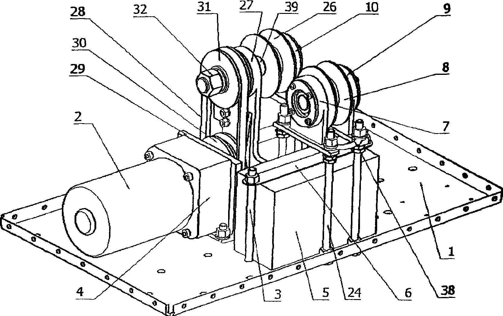 Robot for mounting anti-detour lightning lightning rod on high-tension line