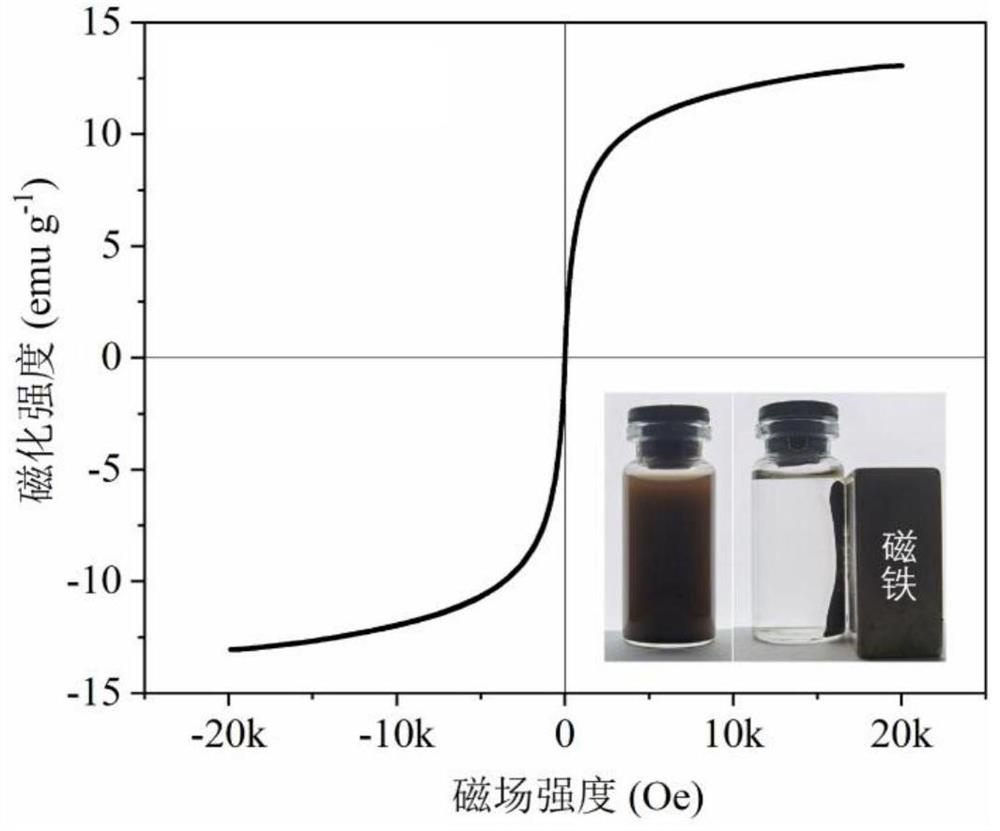 Magnetic Fenton catalyst as well as preparation method and application thereof