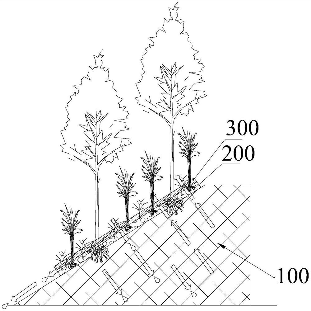 Ecological restoration method for acid metal mine waste slope