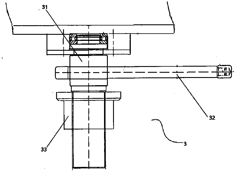 Jacking jig frame for main beam assembly