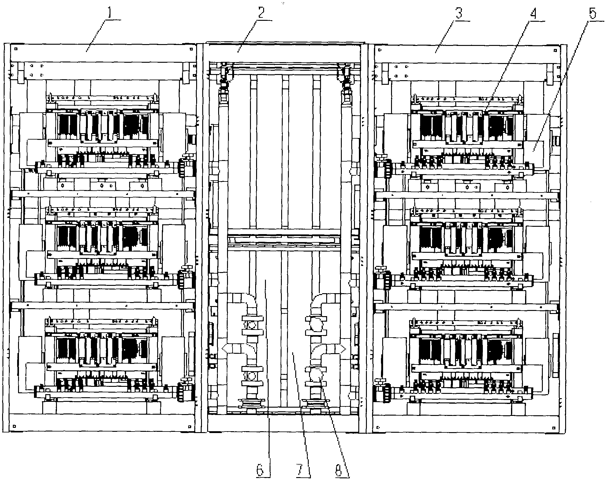Dual PWM (pulse width modulation) integrated gate commutated thyristor three-level power cabinet