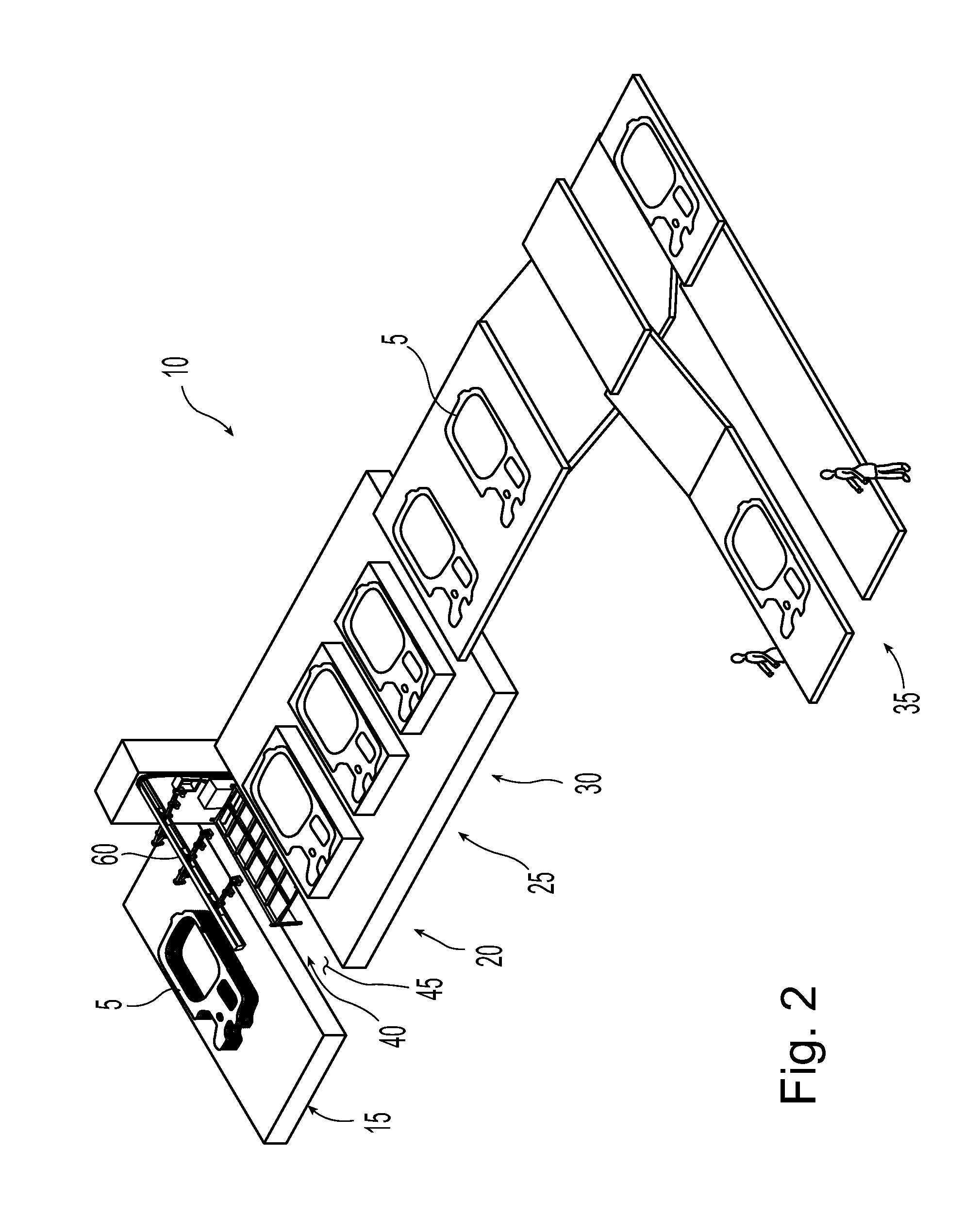 Stamping in-line crack detection system and method