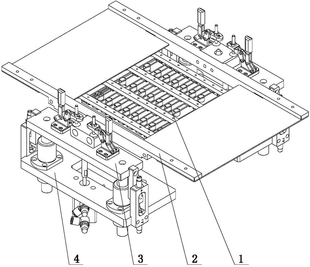 Elastic press-holding mechanism