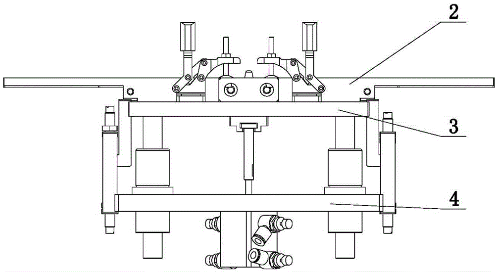 Elastic press-holding mechanism