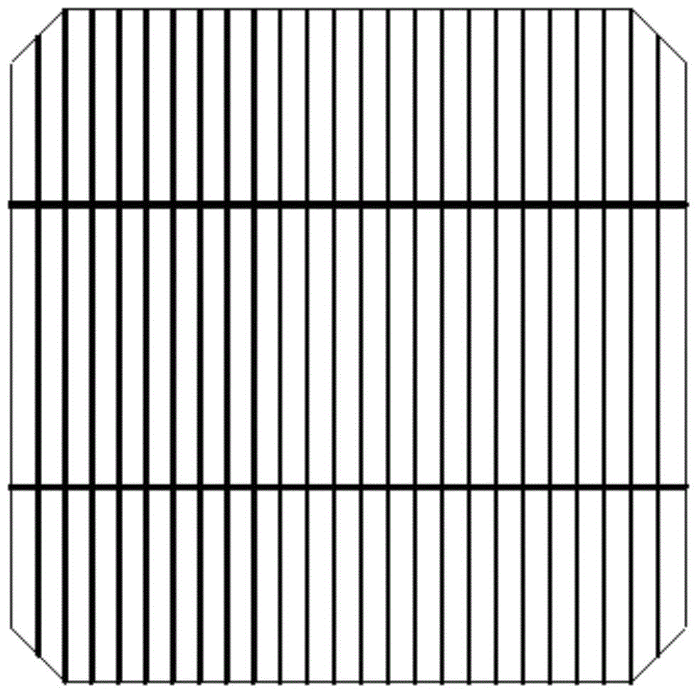 Method for manufacturing solar cell grid line