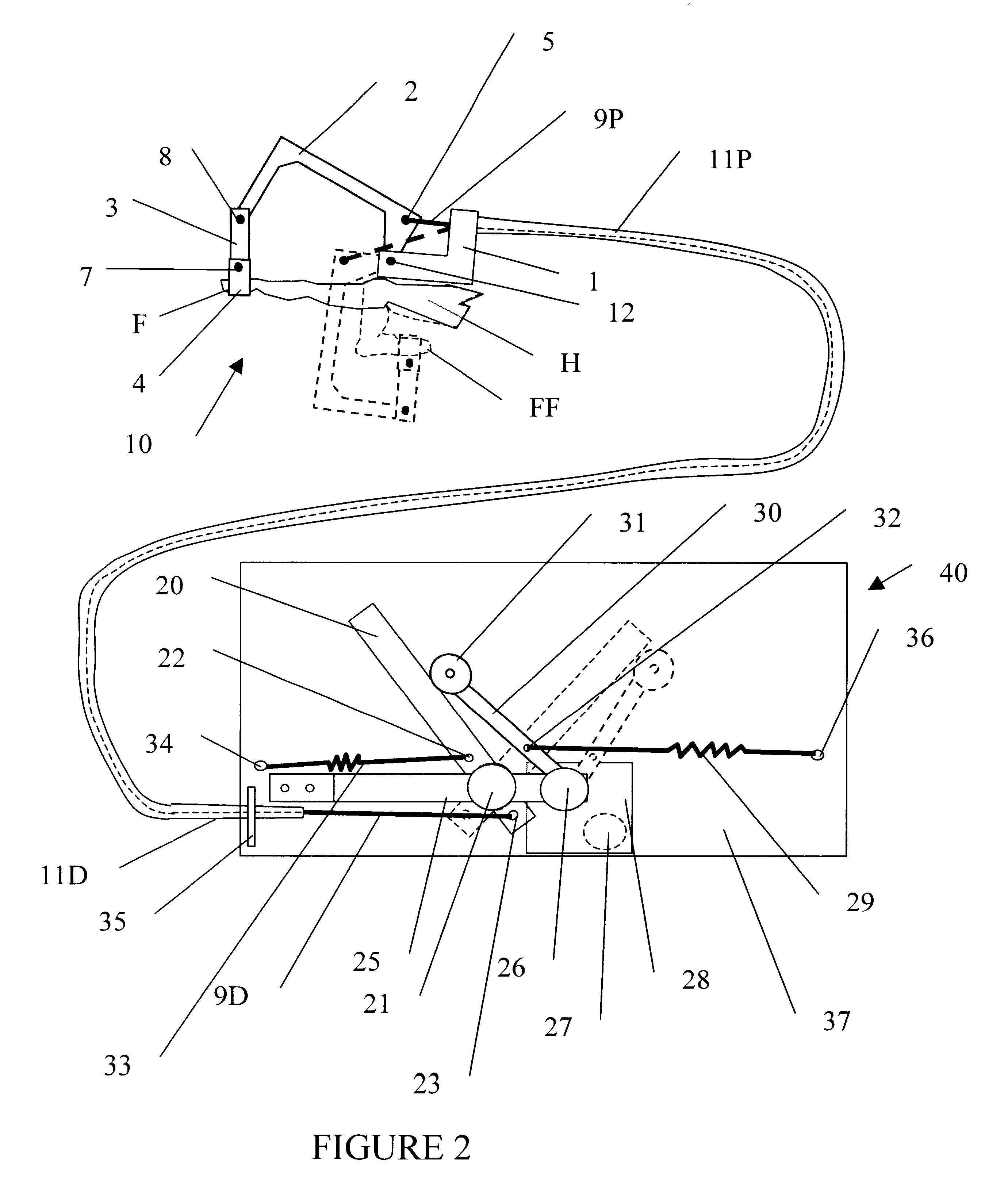 Force display master interface device for teleoperation