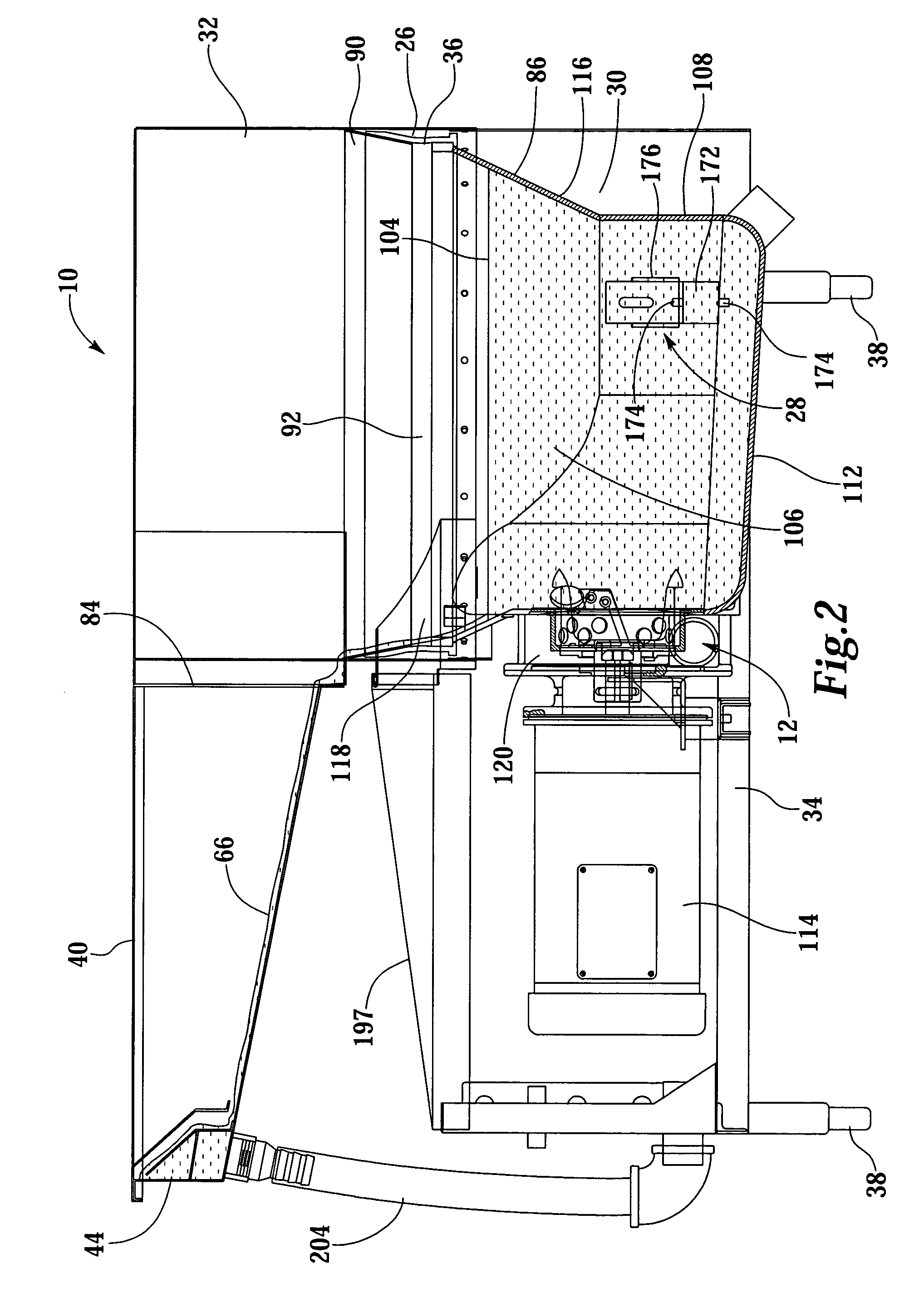 Waste pulping system