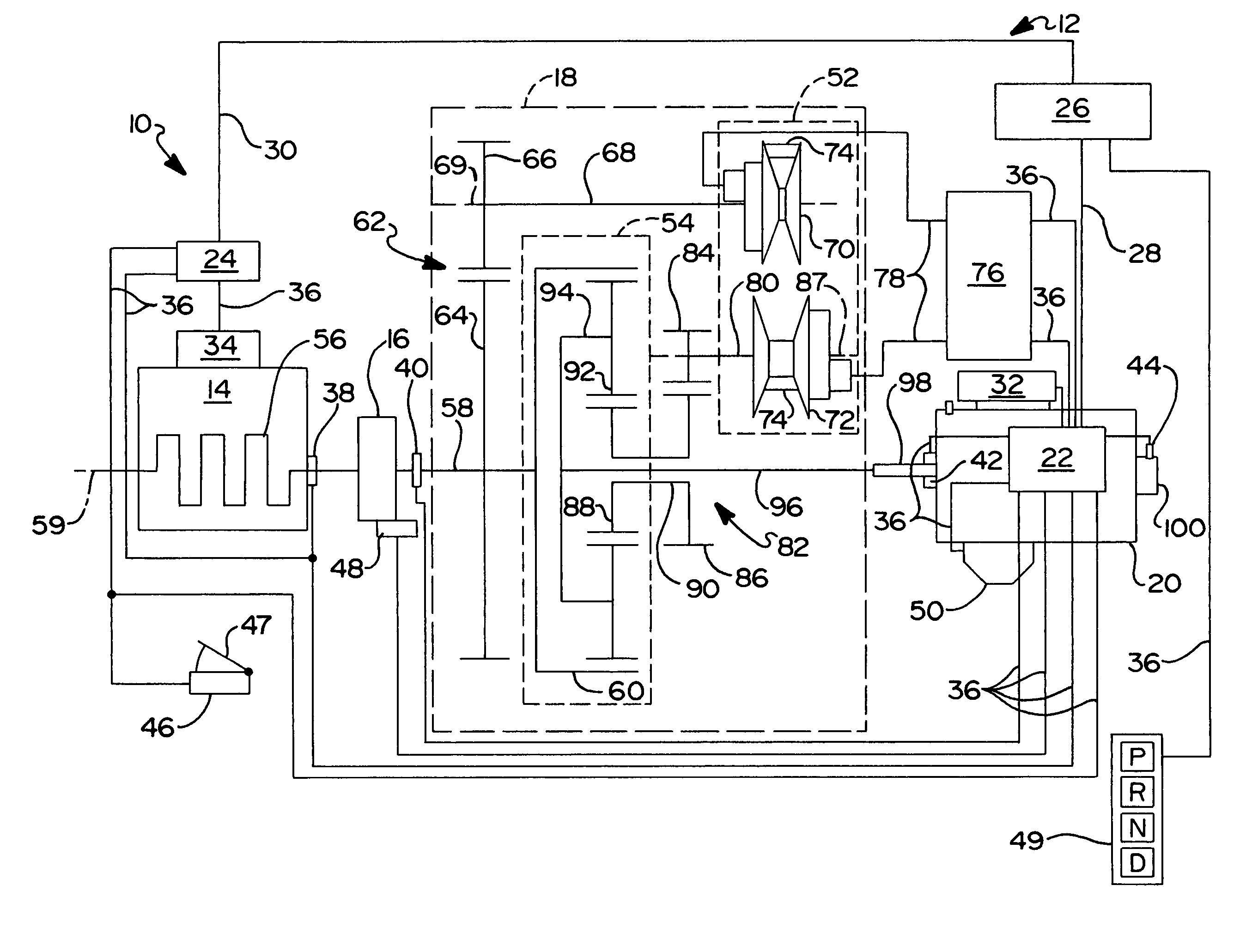 Continuously variable stepped transmission