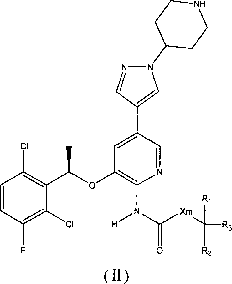 Crizotinib prodrug, as well as preparation and application thereof