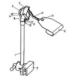 Operation retractor with built-in draw-off chain rope