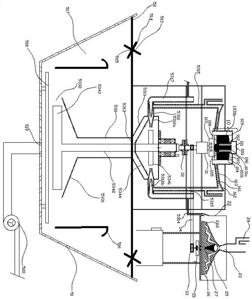 A pharmaceutical centrifugal atomization device and a complete set of flotation equipment based on shear atomization