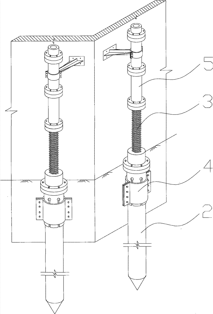 Sinking device of open caisson and sinking method of open caisson with same