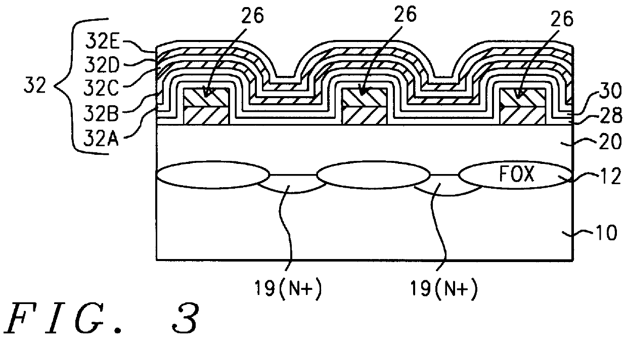 Method for making y-shaped multi-fin stacked capacitors for dynamic random access memory cells