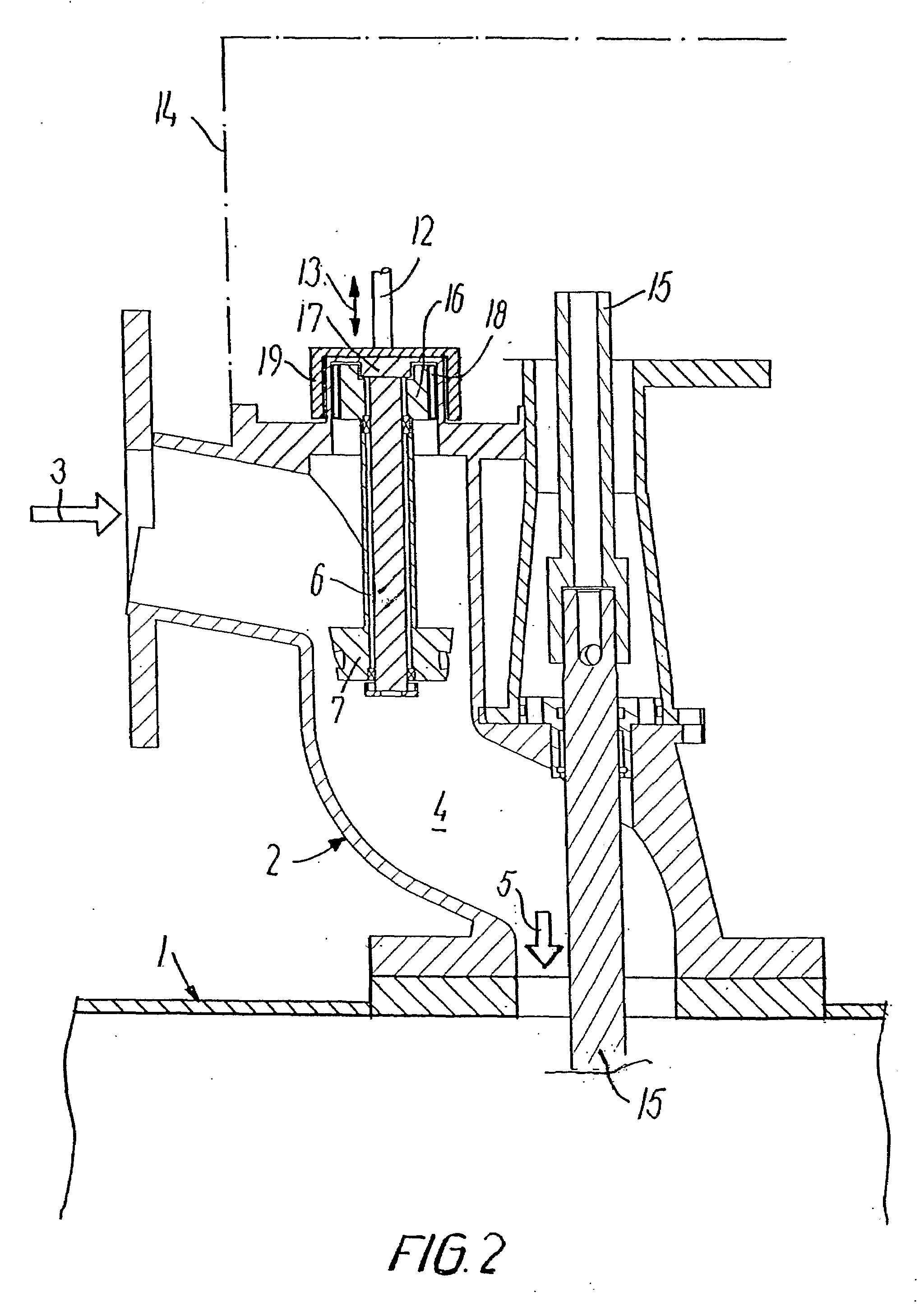 Drive System for a Cleaning Head Disposed in a Tank