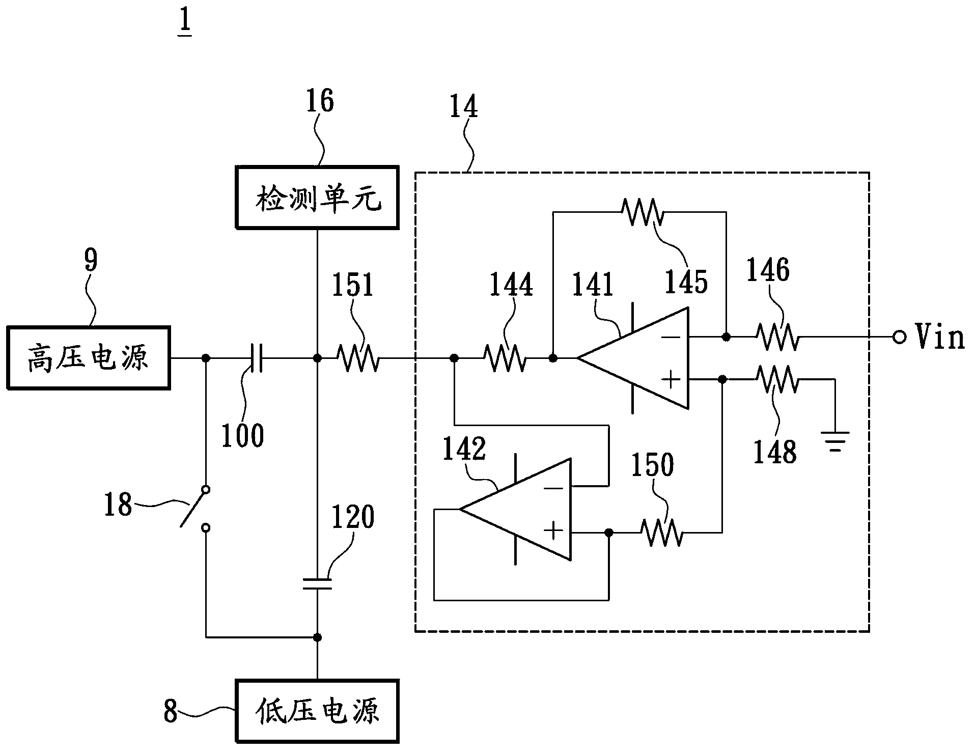 Insulation detection circuit and method thereof