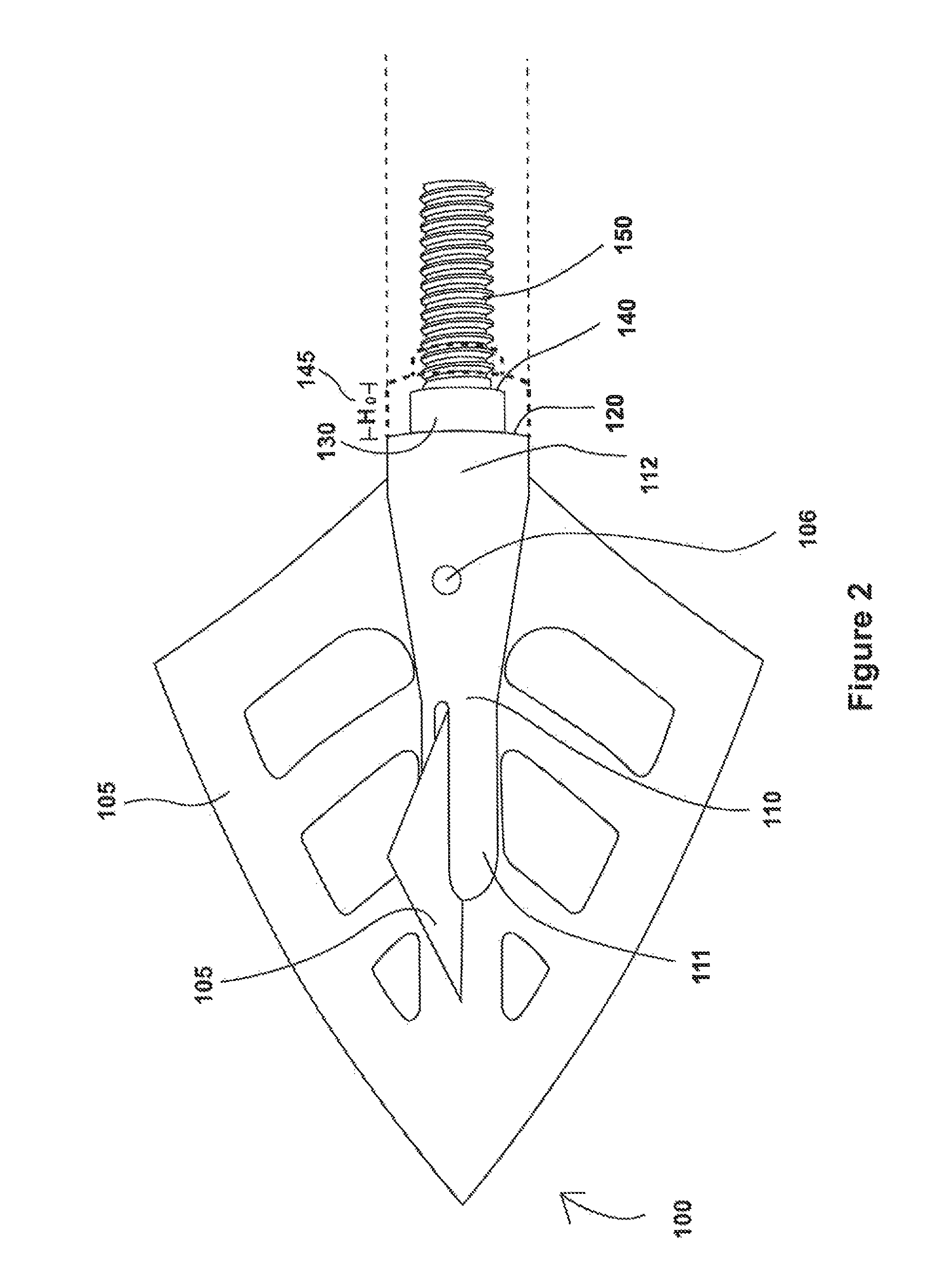 Modular adjustable weight arrow tip