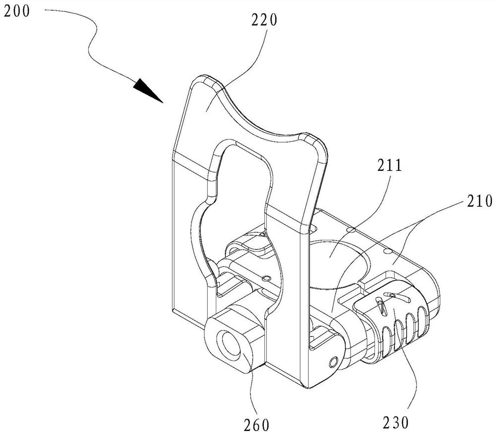 Fixing seat for medical equipment