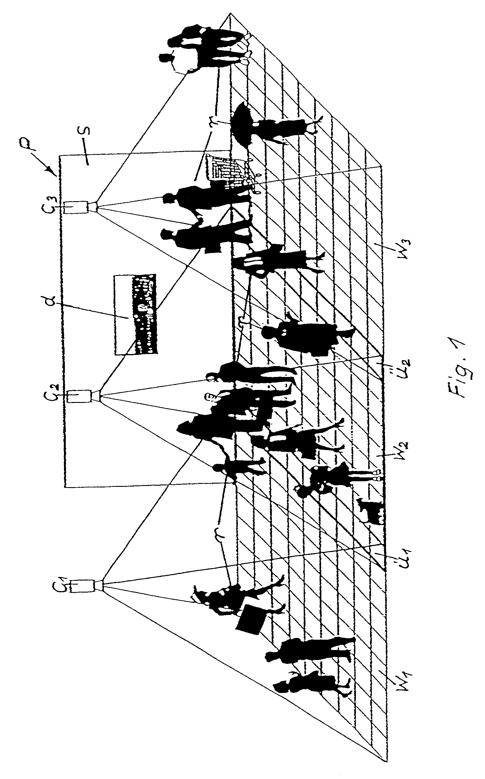 Method and device for detecting and analyzing the reception behavior of people