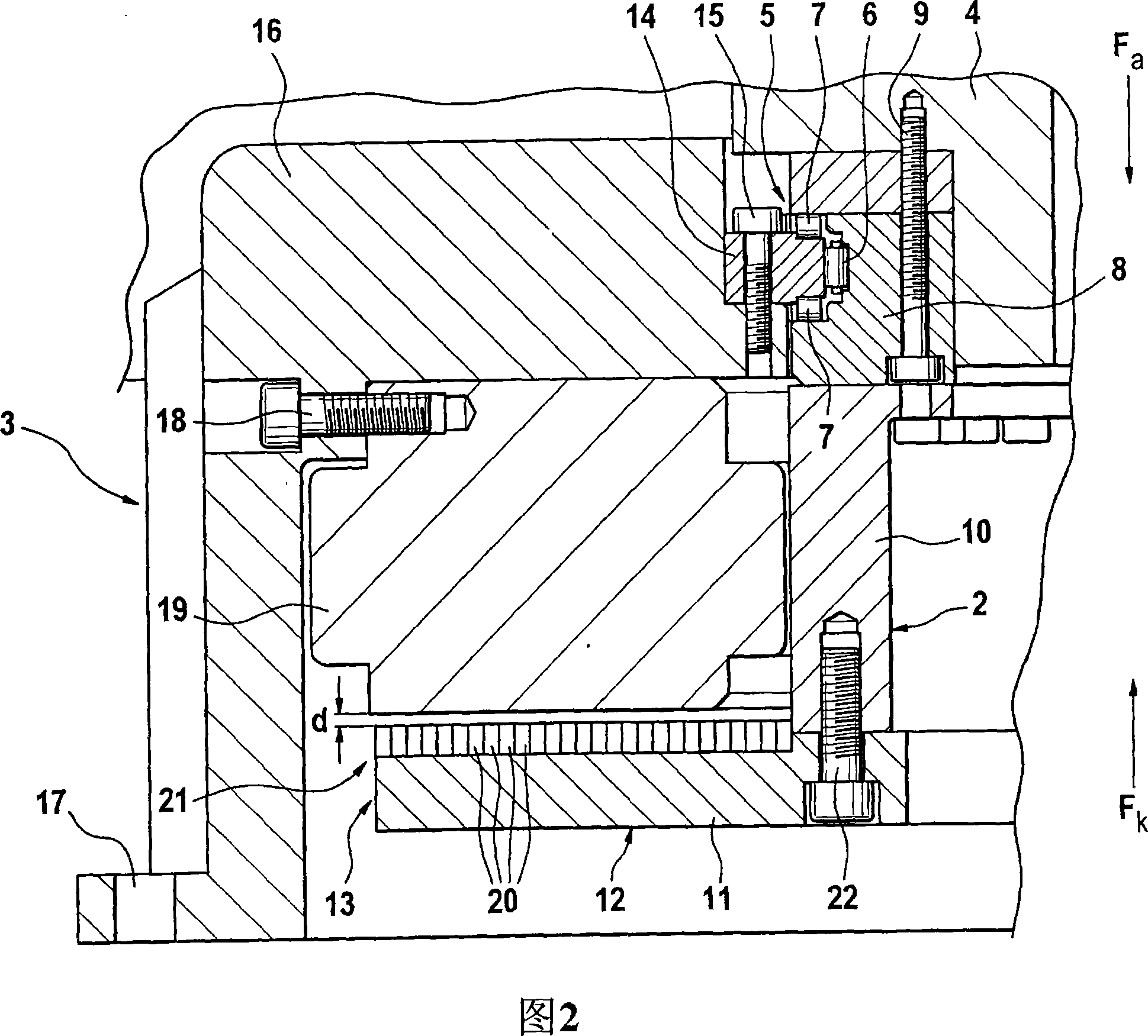 Pivot bearing device, particularly for a rotating circular table of a machine tool
