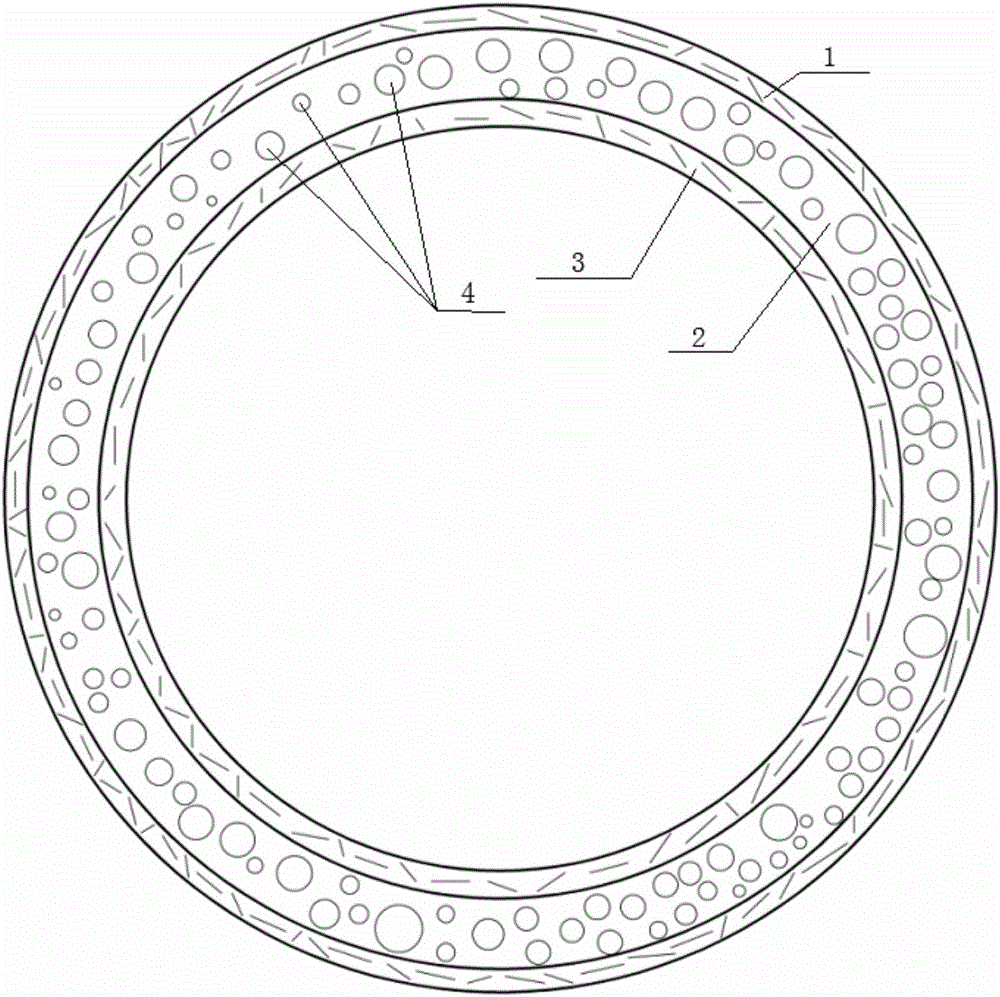 Sandwich-type composite hollow sphere and layer-by-layer cladding method for manufacturing same